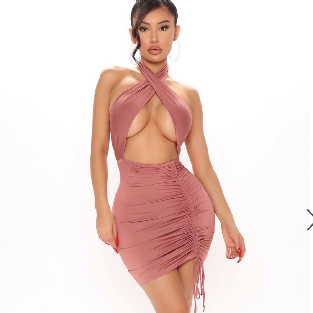 Mauve Mini Dress